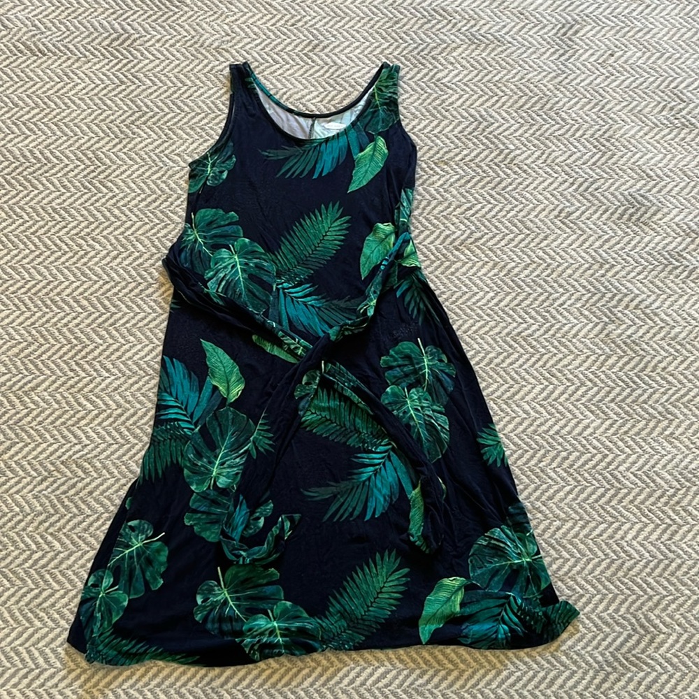 Palm print Old Navy Maternity dress